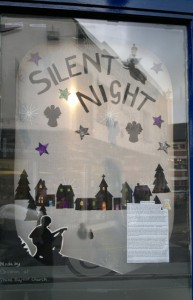 Blue Rooms Silent Night Advent Windows