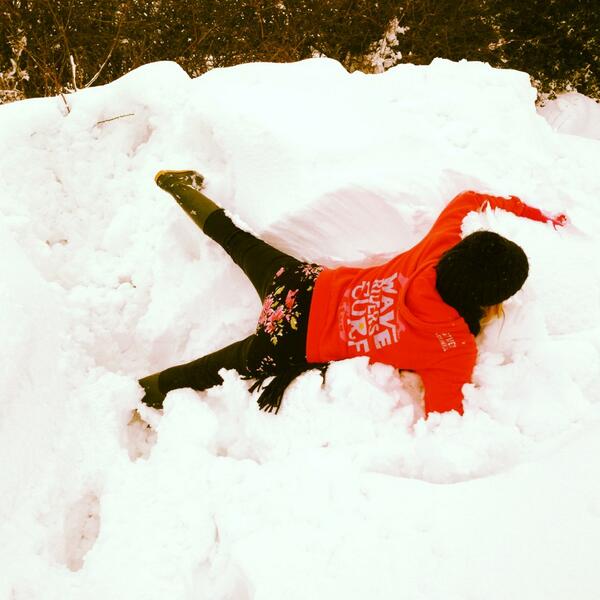 Snow drifts in Common Lane - by Penny Lawton