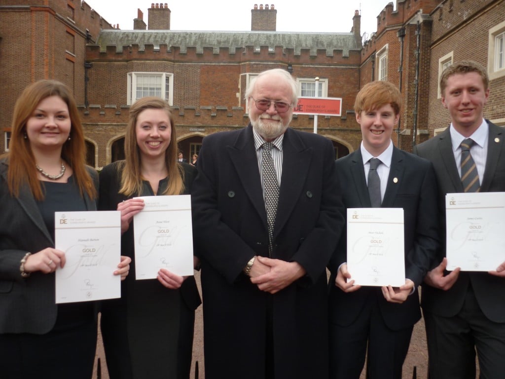 (pictured - L-R) Hannah Barton, Anna West, Peter Nichols, James Curtis