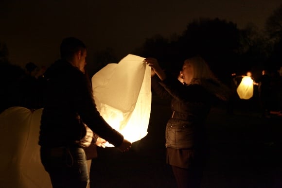 sky lanterns