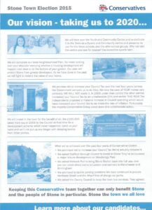 Conservative Town Council manifesto