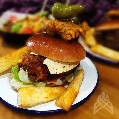 The Urban Turban Channai Chicken Burger