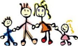 Stone parent and child group 