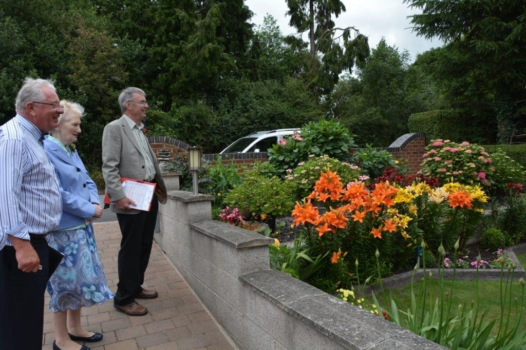 One of Oulton's splendid gardens