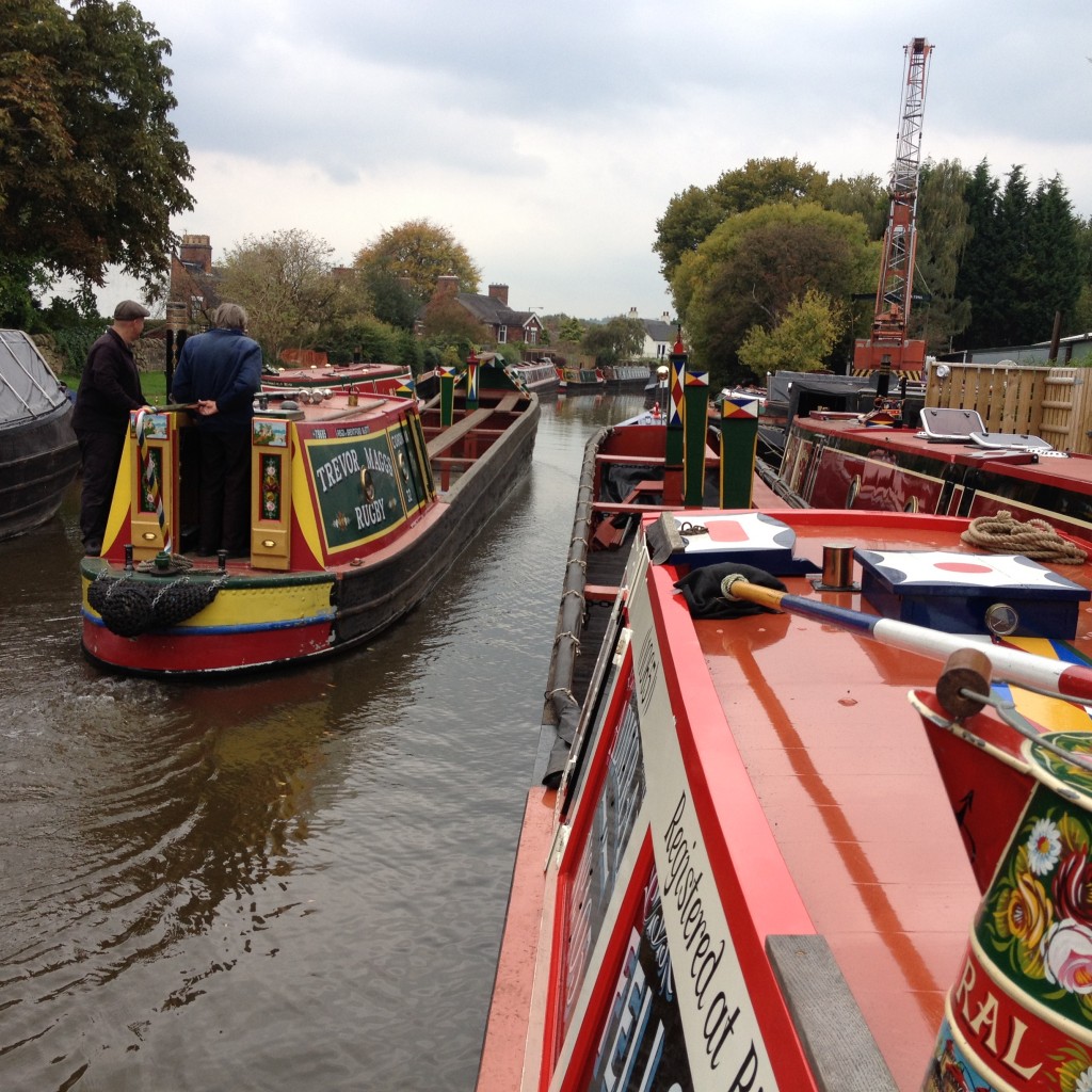 narrowboats canal Stone