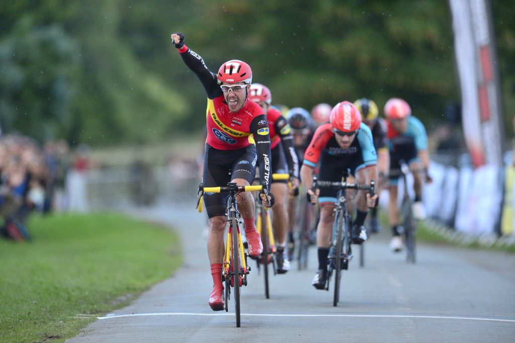 Albert Torres wins the Ride Staffs GP. Pic by SWPix.com