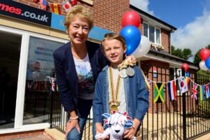 From left Ann Brightwell MBE -Archie