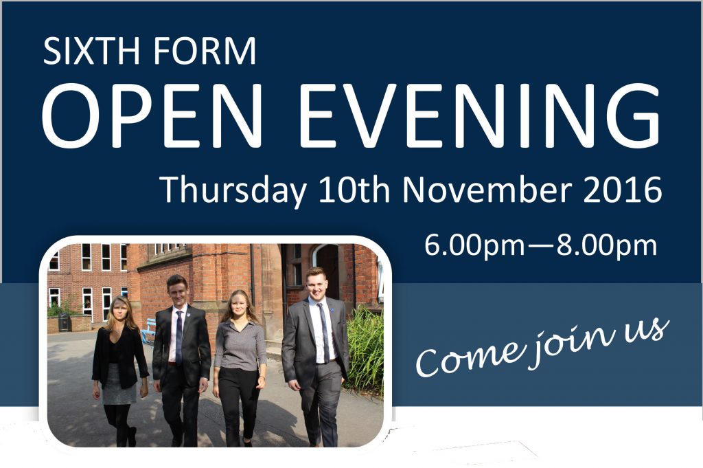 Sixth Form Open Evening