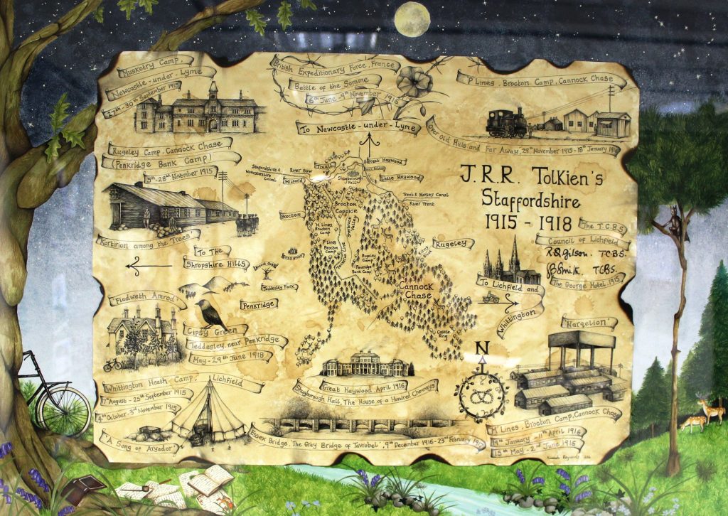 Tolkien's Staffordshire Map