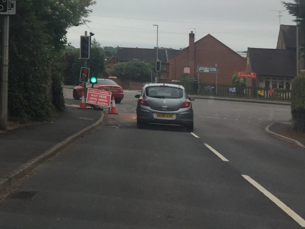 Temporary Traffic Lights