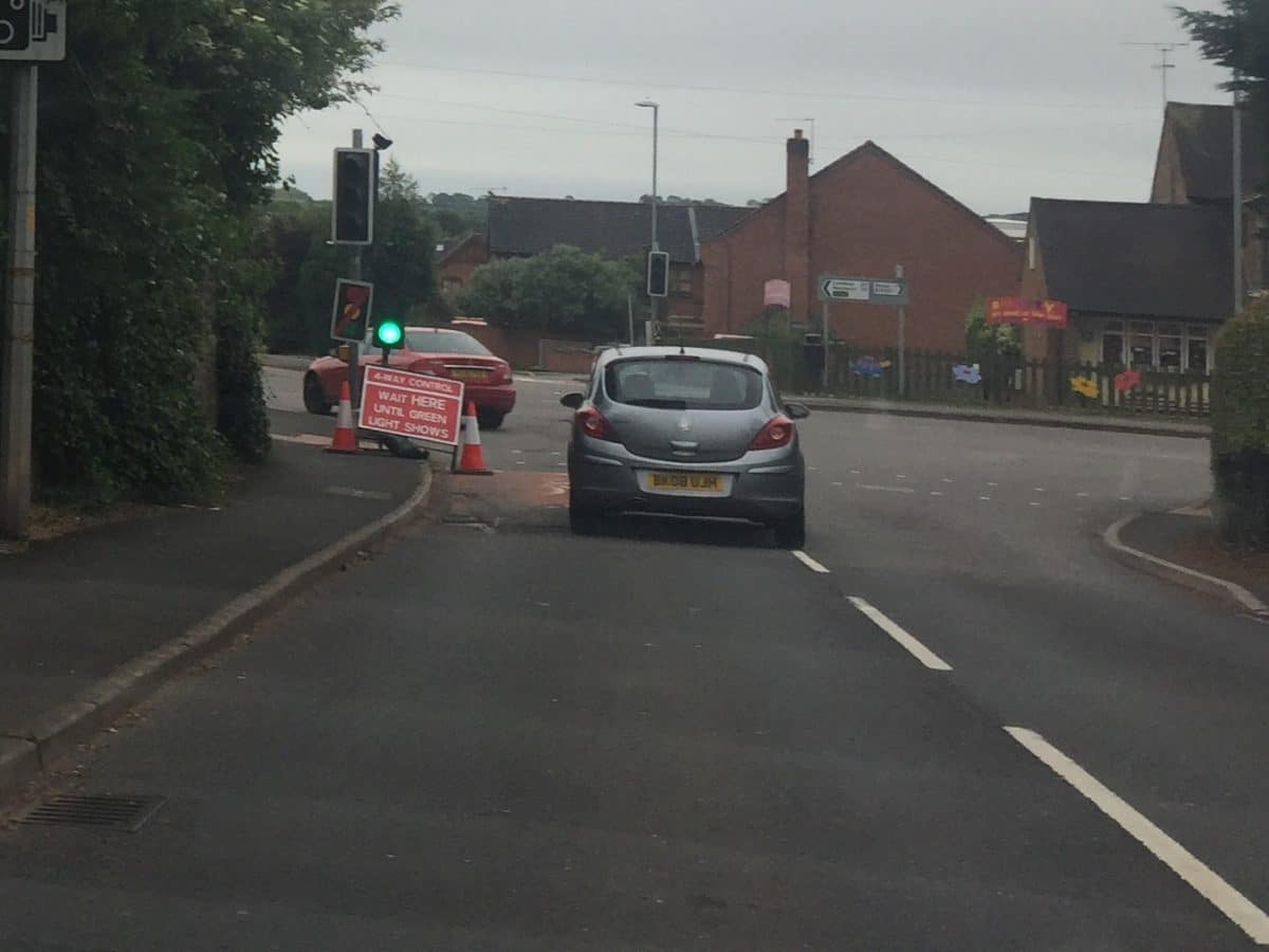 Temporary Traffic Lights