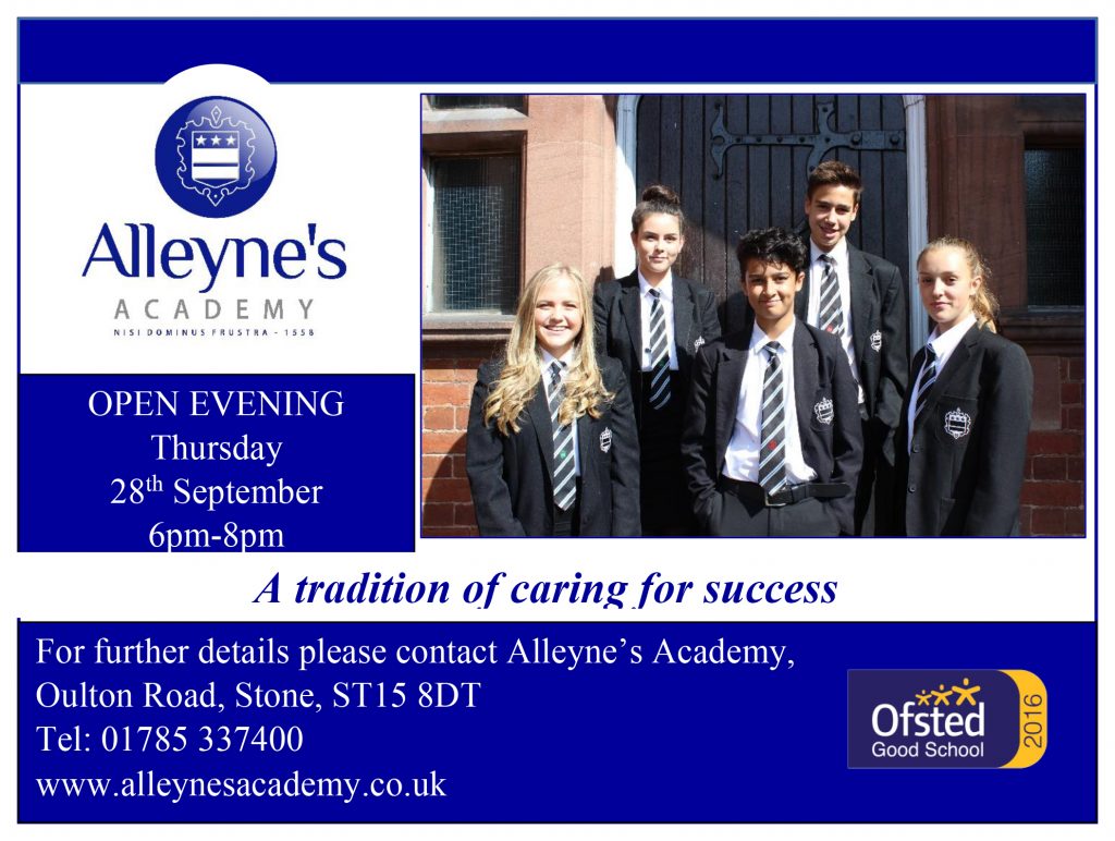 Alleyne's Academy Open Evening