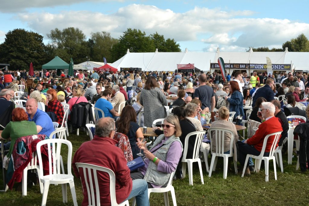 Stone Food & Drink Festival crowds on Westbridge Park in 2016