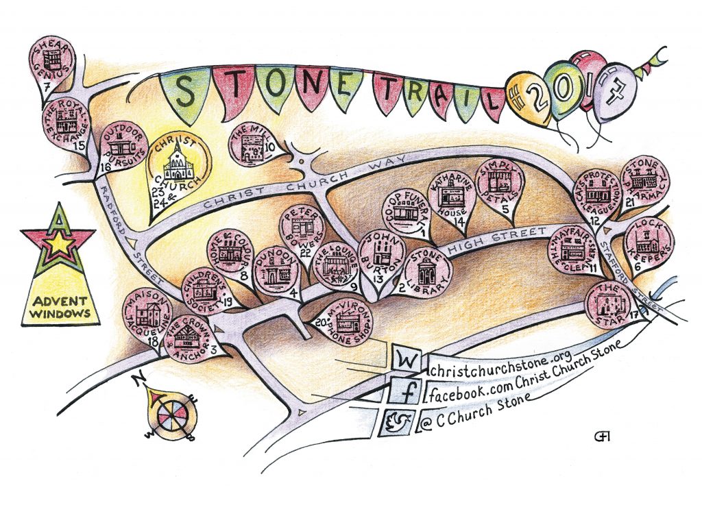 2017 Stone Advent Windows