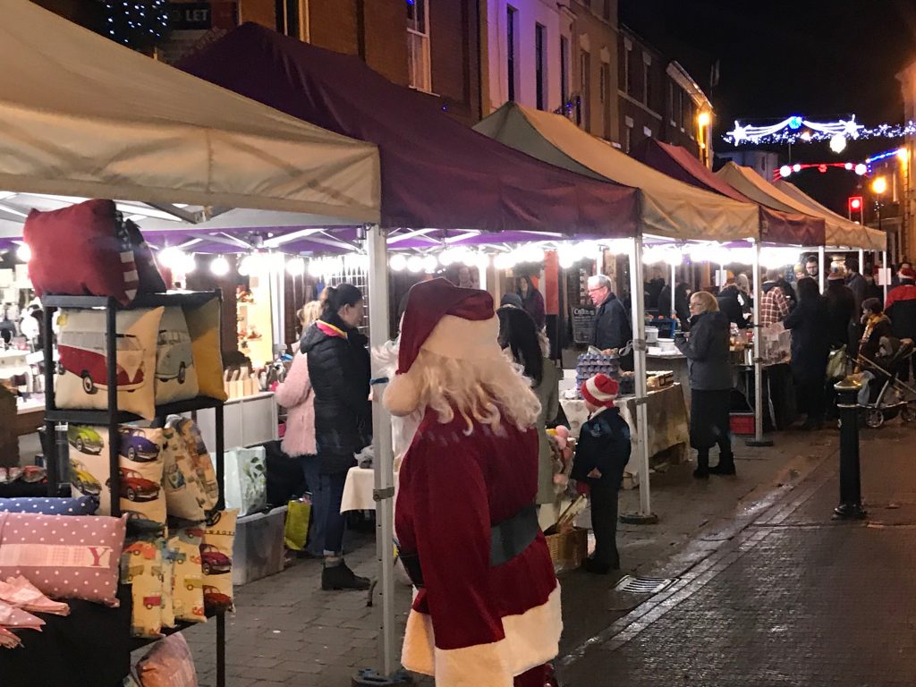 Father Christmas at the Market