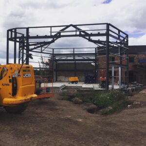 Crown Wharf Theatre Construction