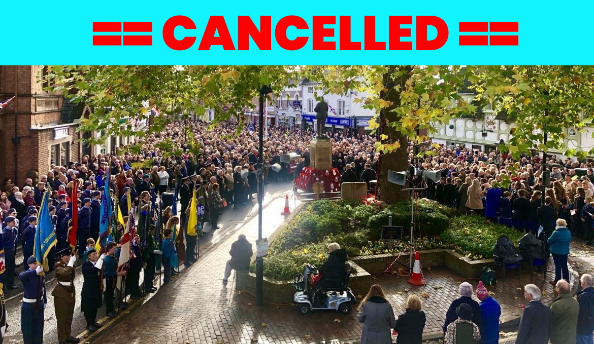 Remembrance Sunday Cancelled