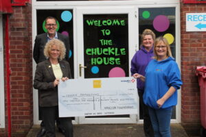 Chuckle Productions Cheque Presentation