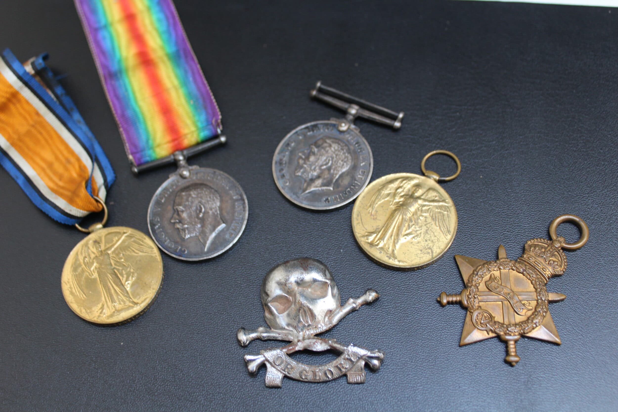 Medals awarded to a Harry and Alfred Tunstall will go under the hammer on 3rd June