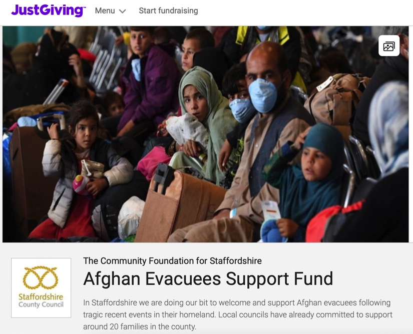 Afghan fundraiser