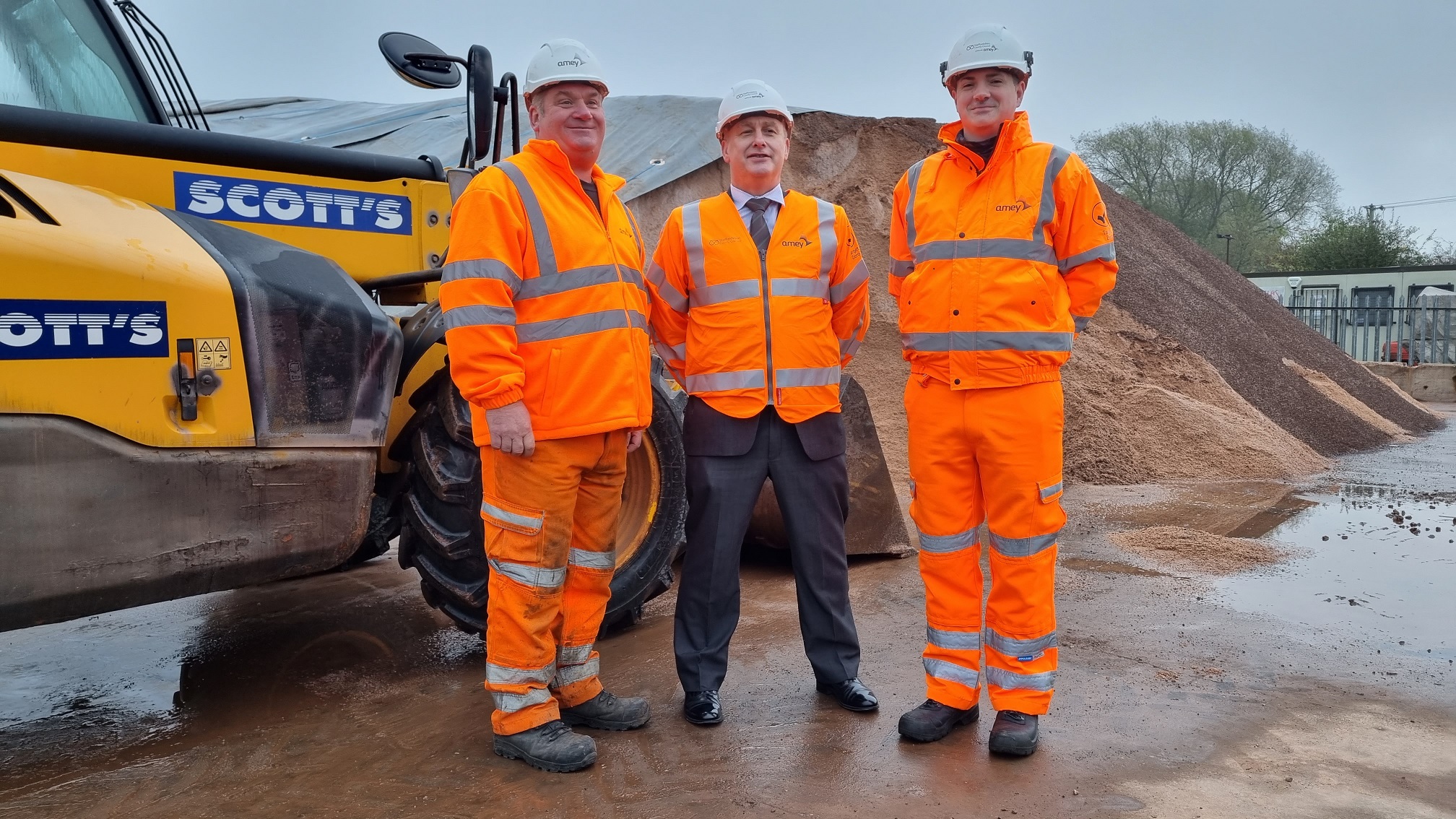 Steve Hussey, Cllr David Williams and Ian Freestone