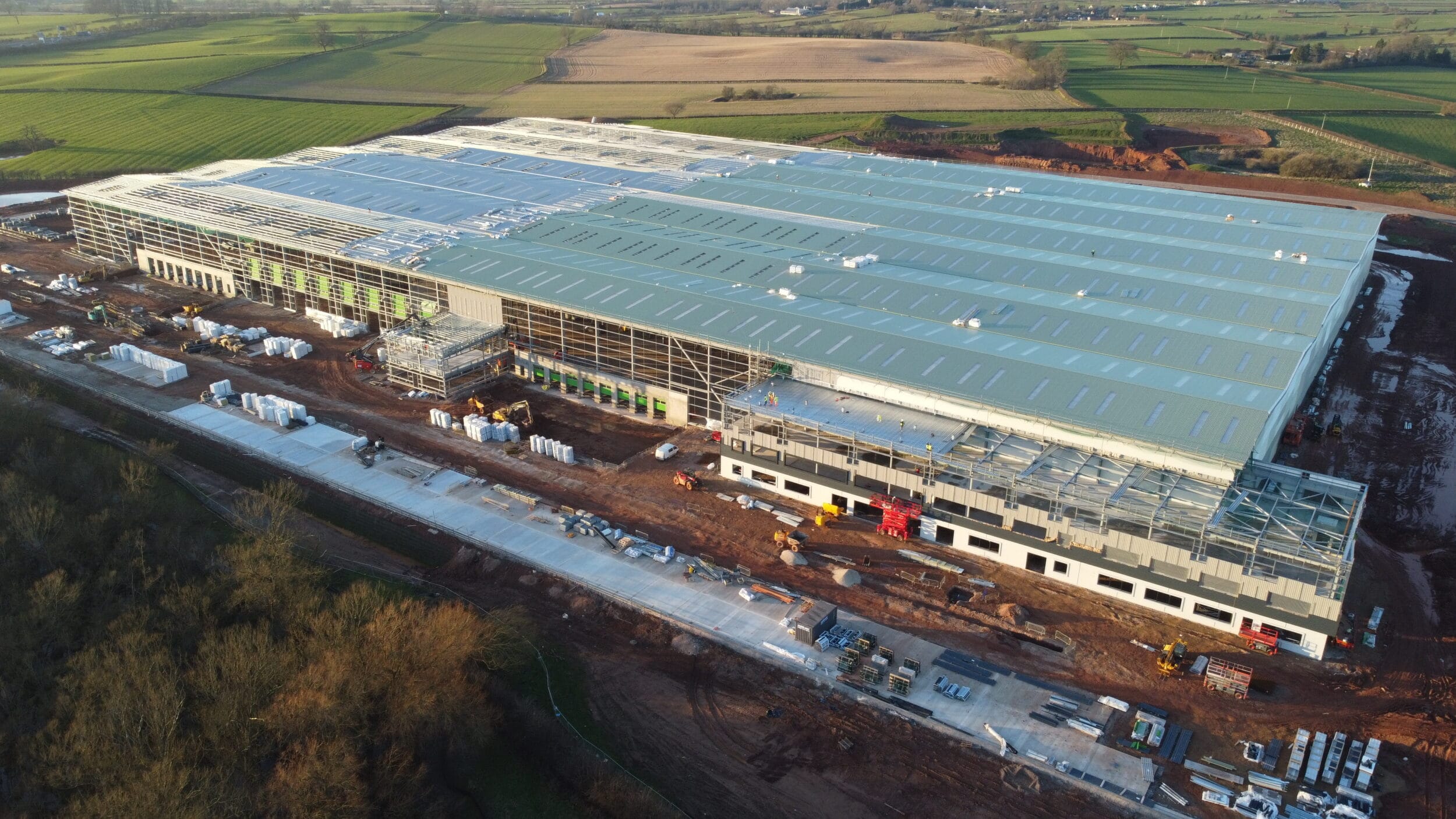 Aerial View of new Pets at Home Site