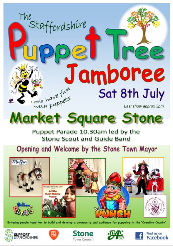 The Stone Puppet Tree Jamboree Poster