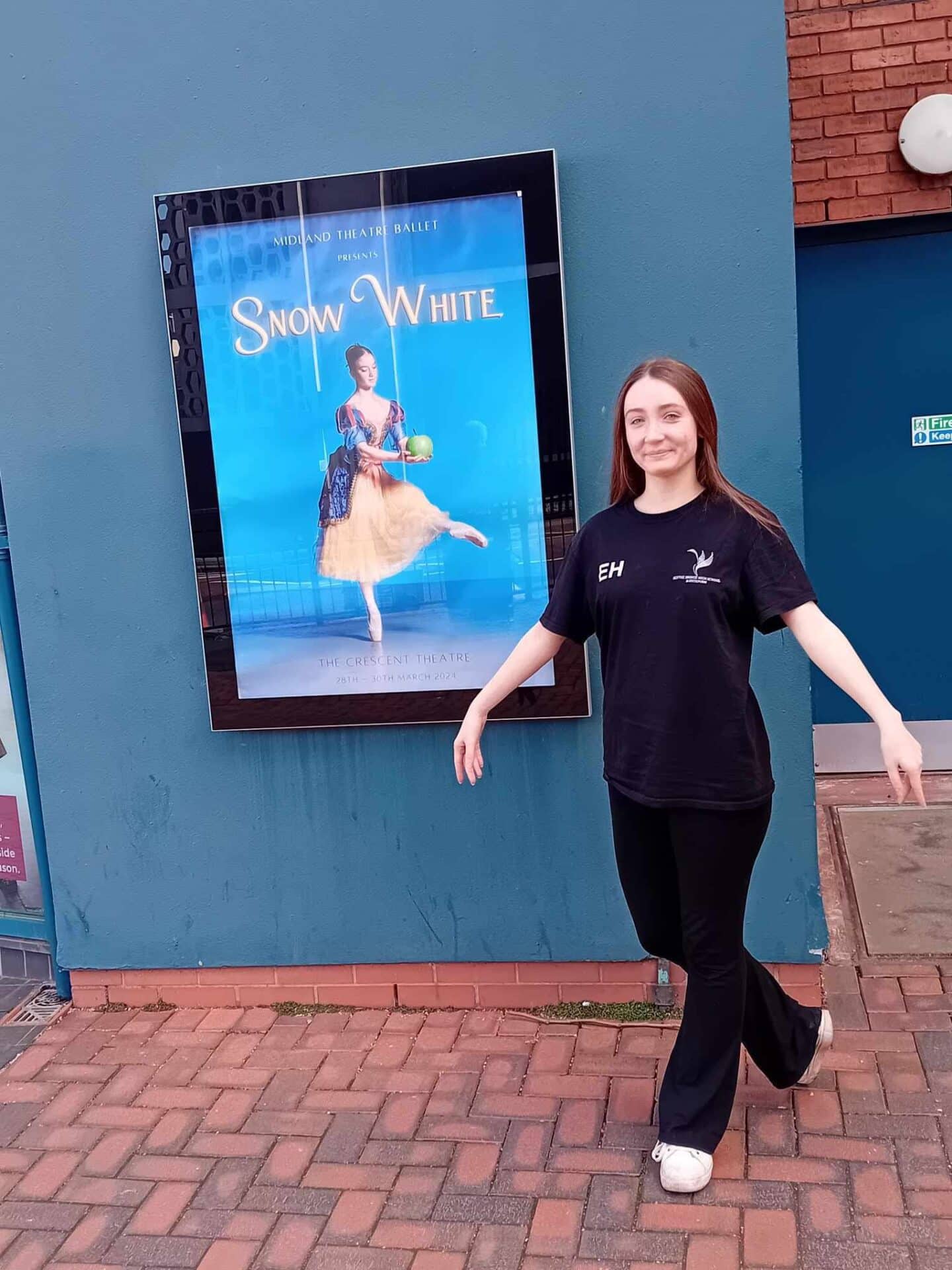A young dancer from Stone who trains at the town’s renowned Rooftop Studios recently joined the Midland Theatre Ballet to perform in their production of Snow White.