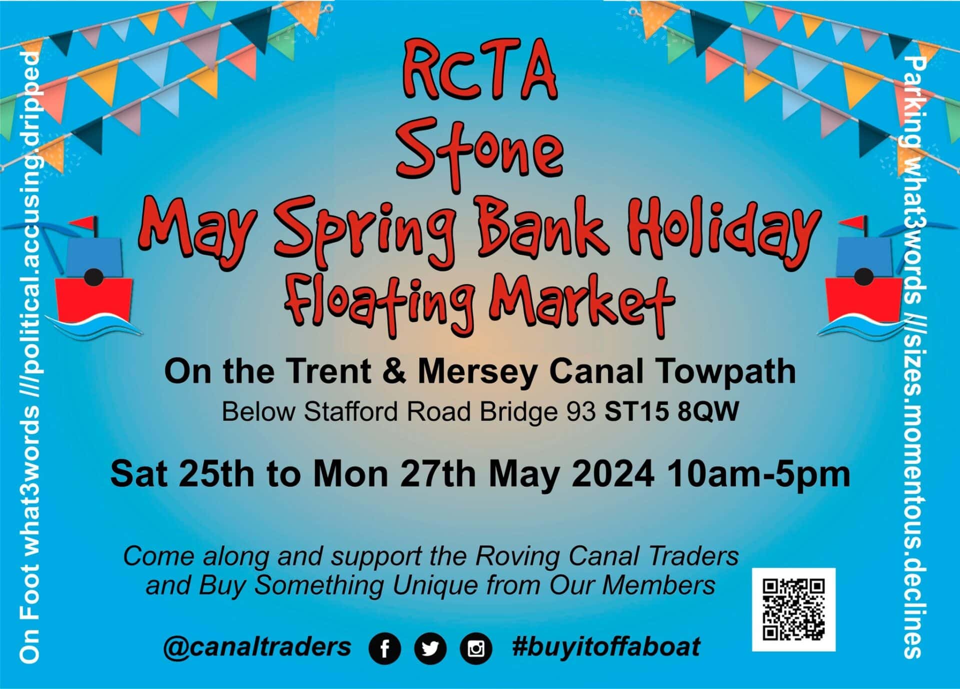 May Floating Canal Market Poster