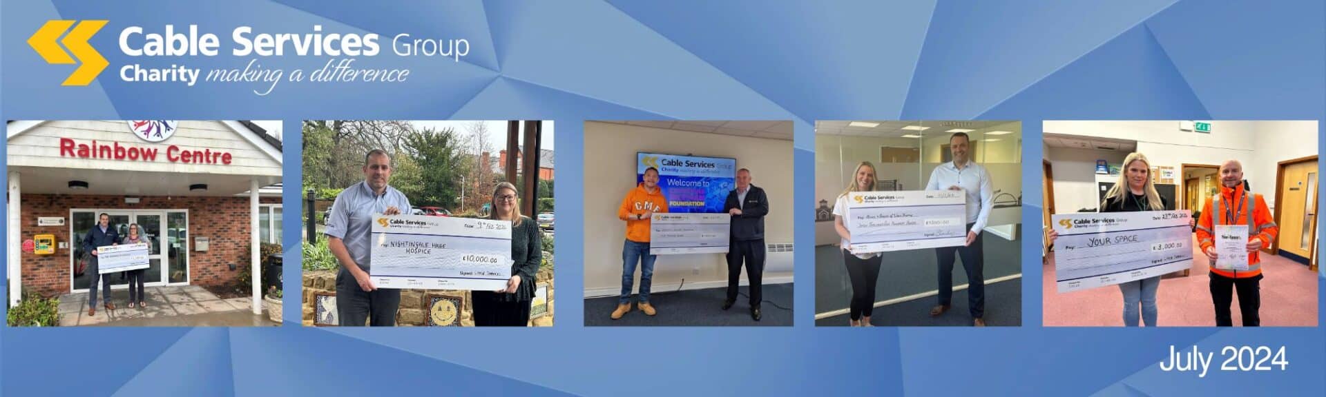 Charity Donation for Cable Services Group