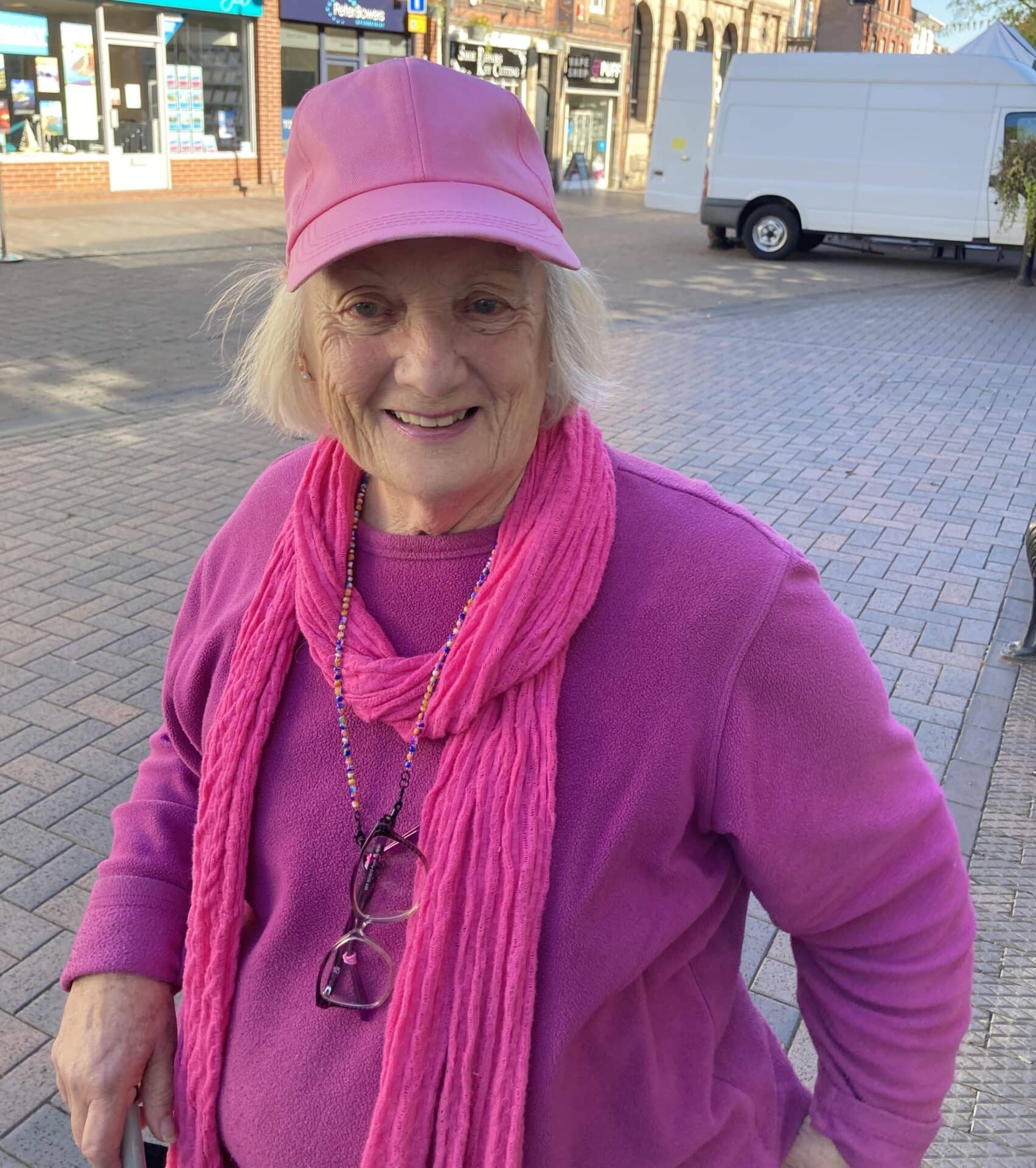 Bel Crawford on Stone High Street