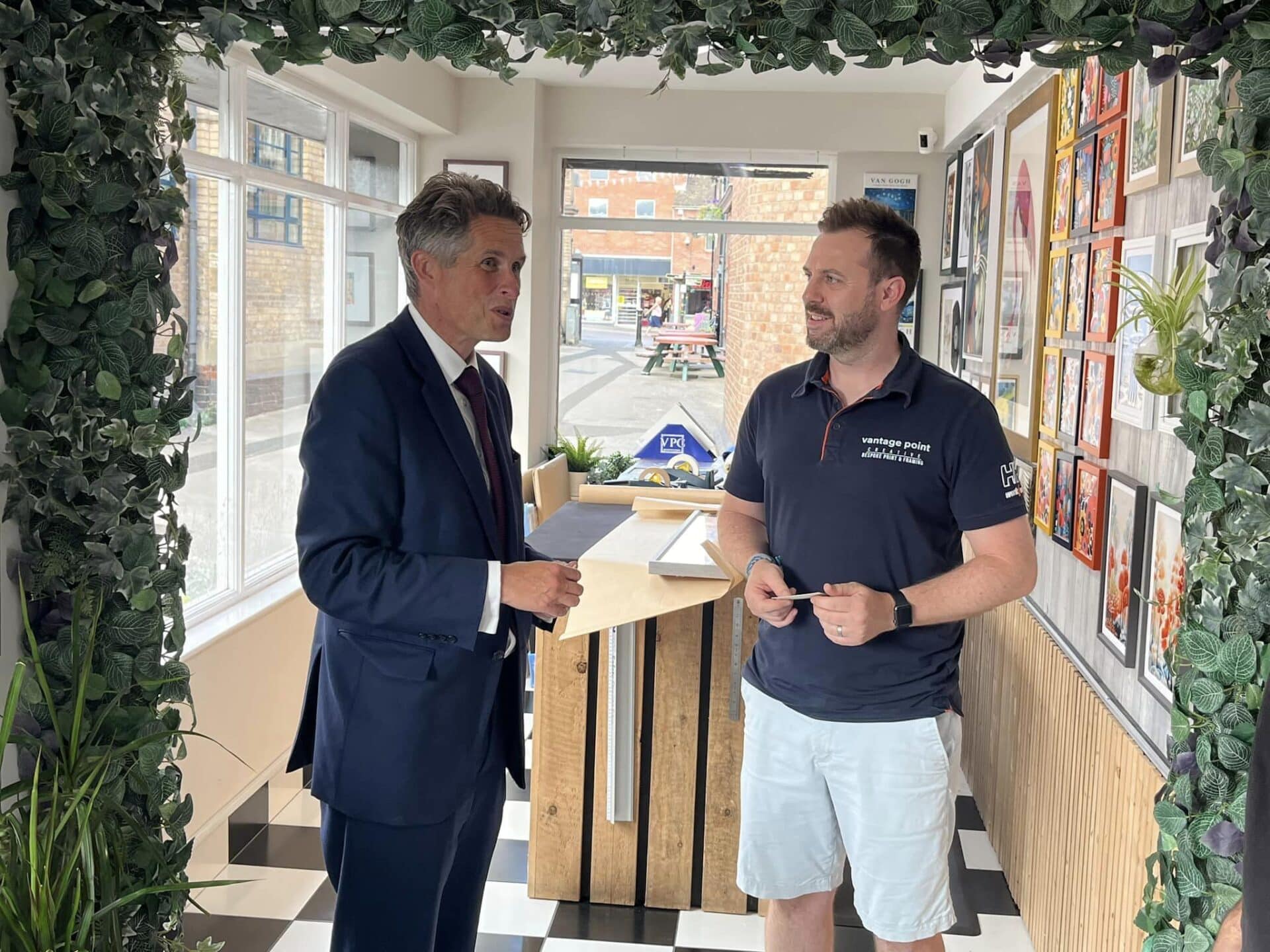 Sir Gavin talks to Adam Marszalek from Advantage Point Creative