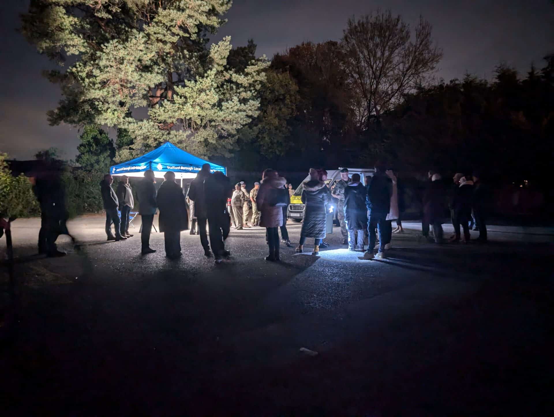 Staffordshire Police and MOD at meeting