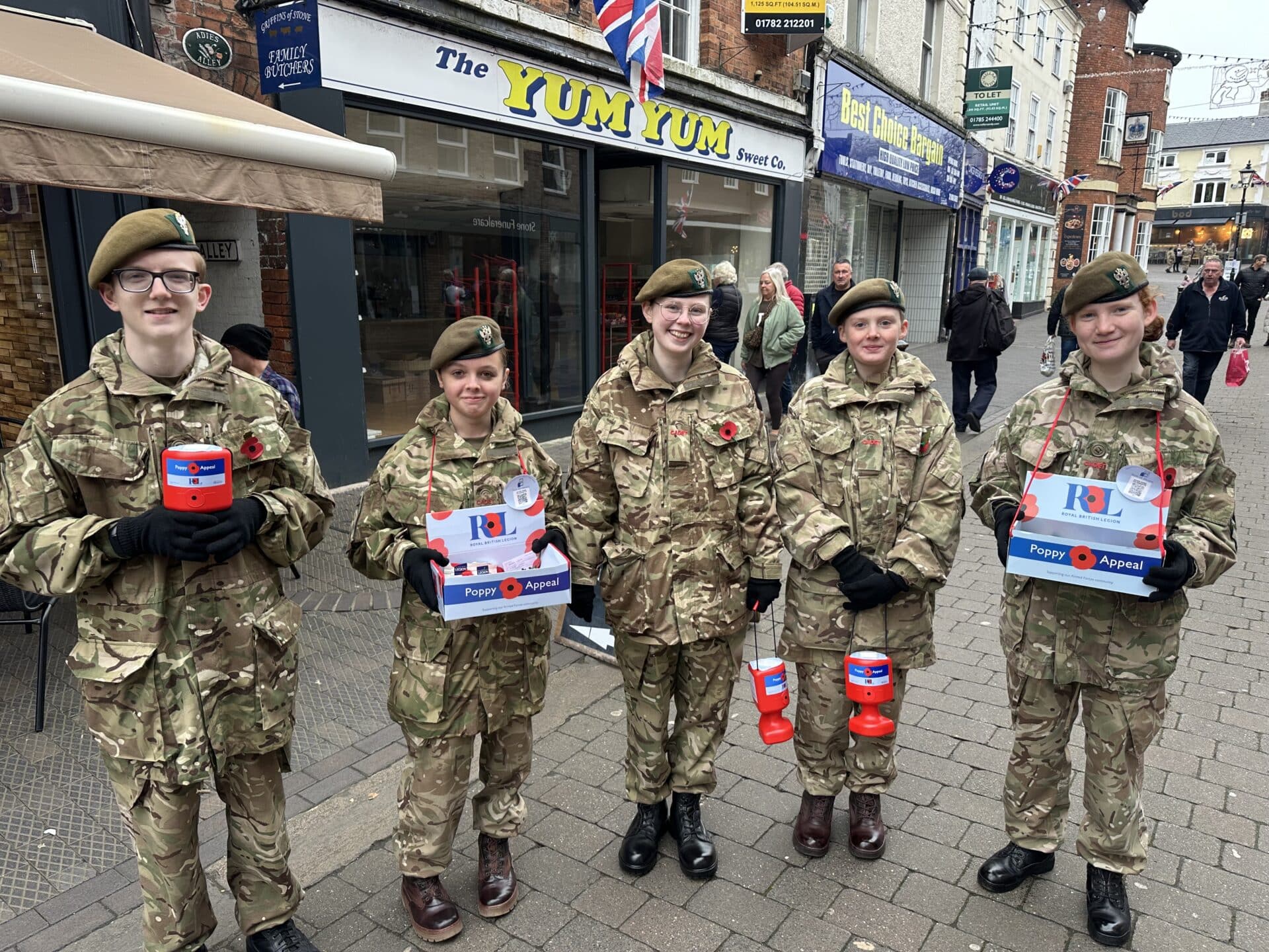 Stone Poppy Appeal - Stone High Street