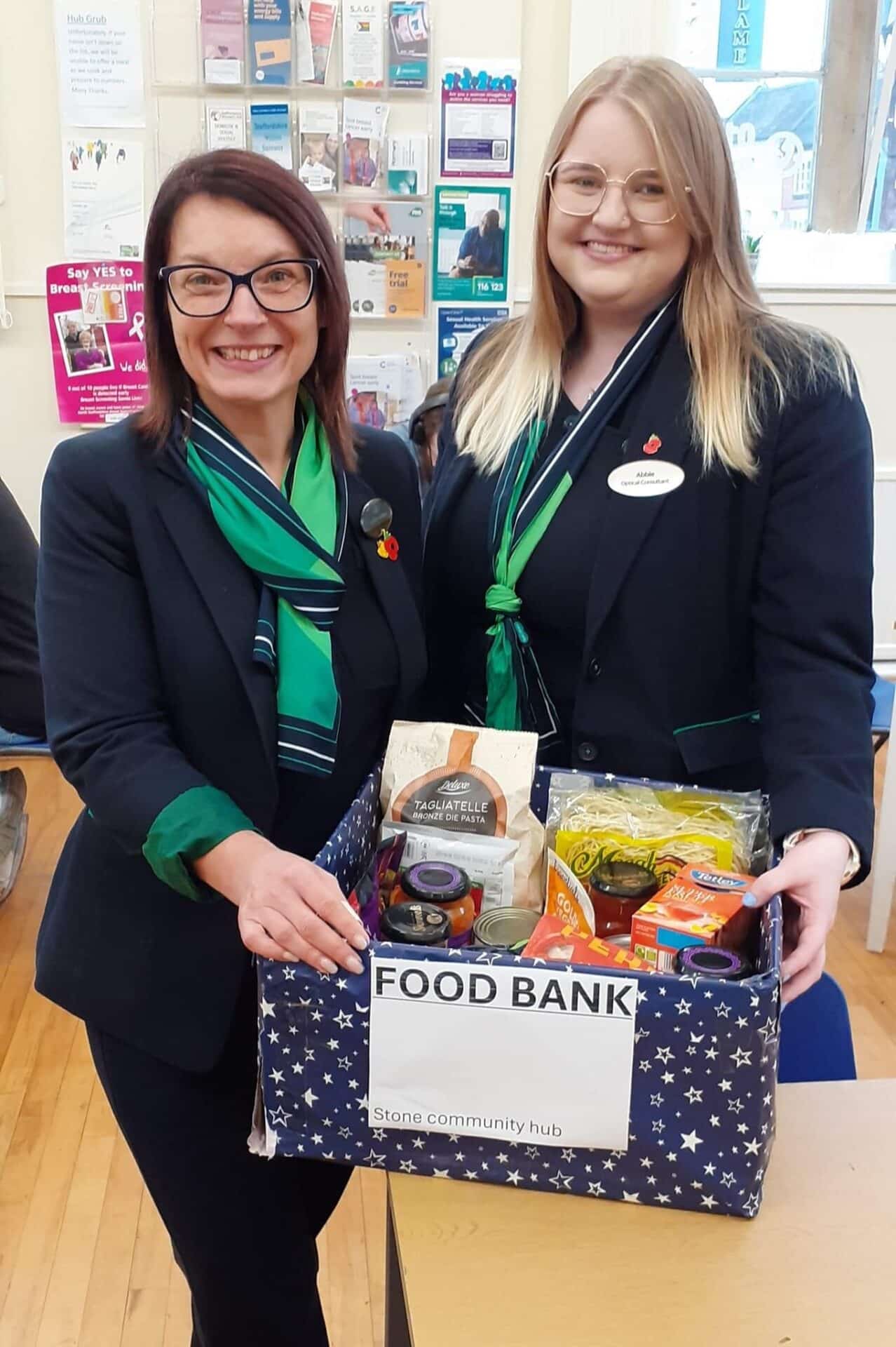 Julie and Abbie from Specsavers