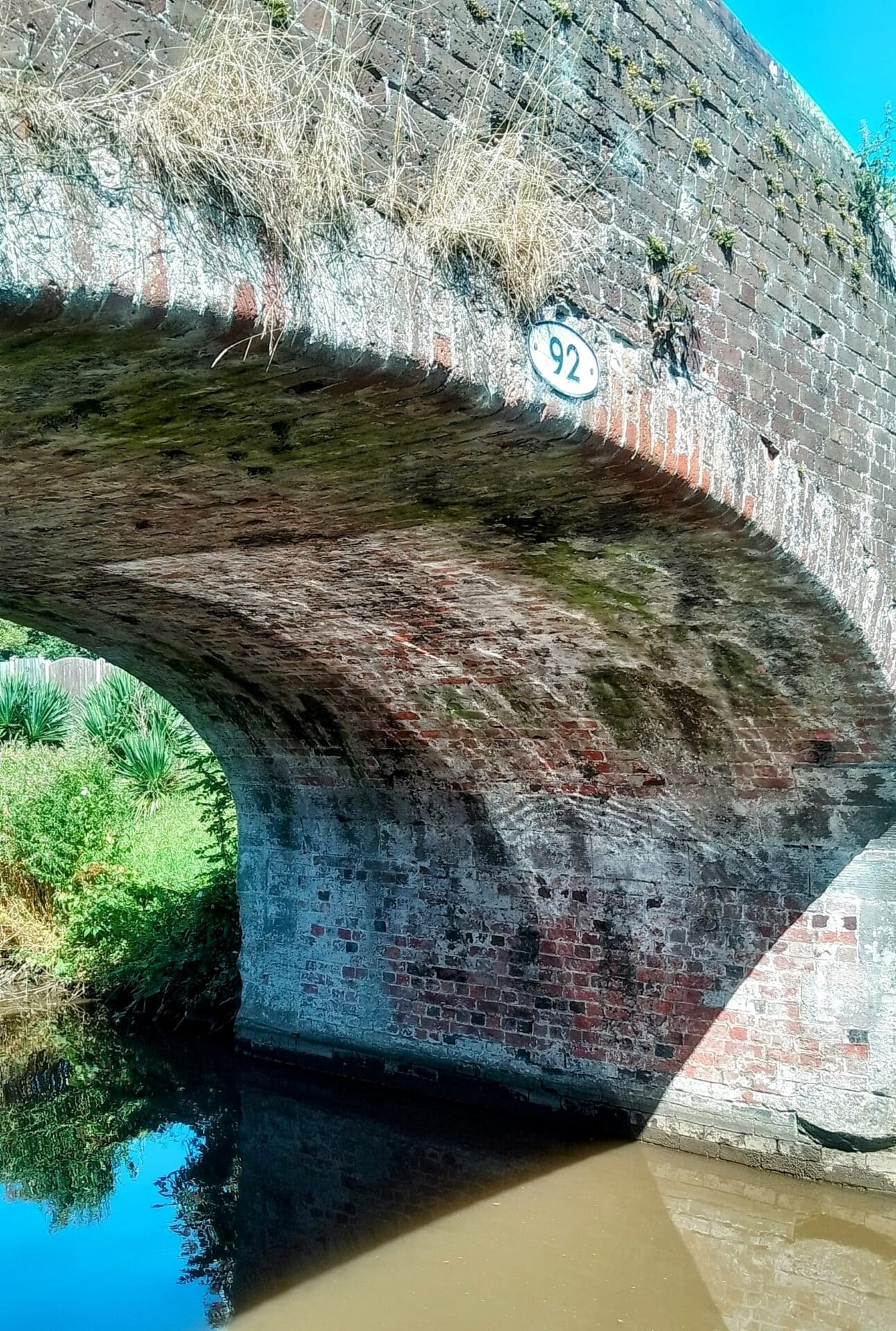 May 2024. Shadows and Reflections. Trent and Mersey Canal. Jonathan Lowe.