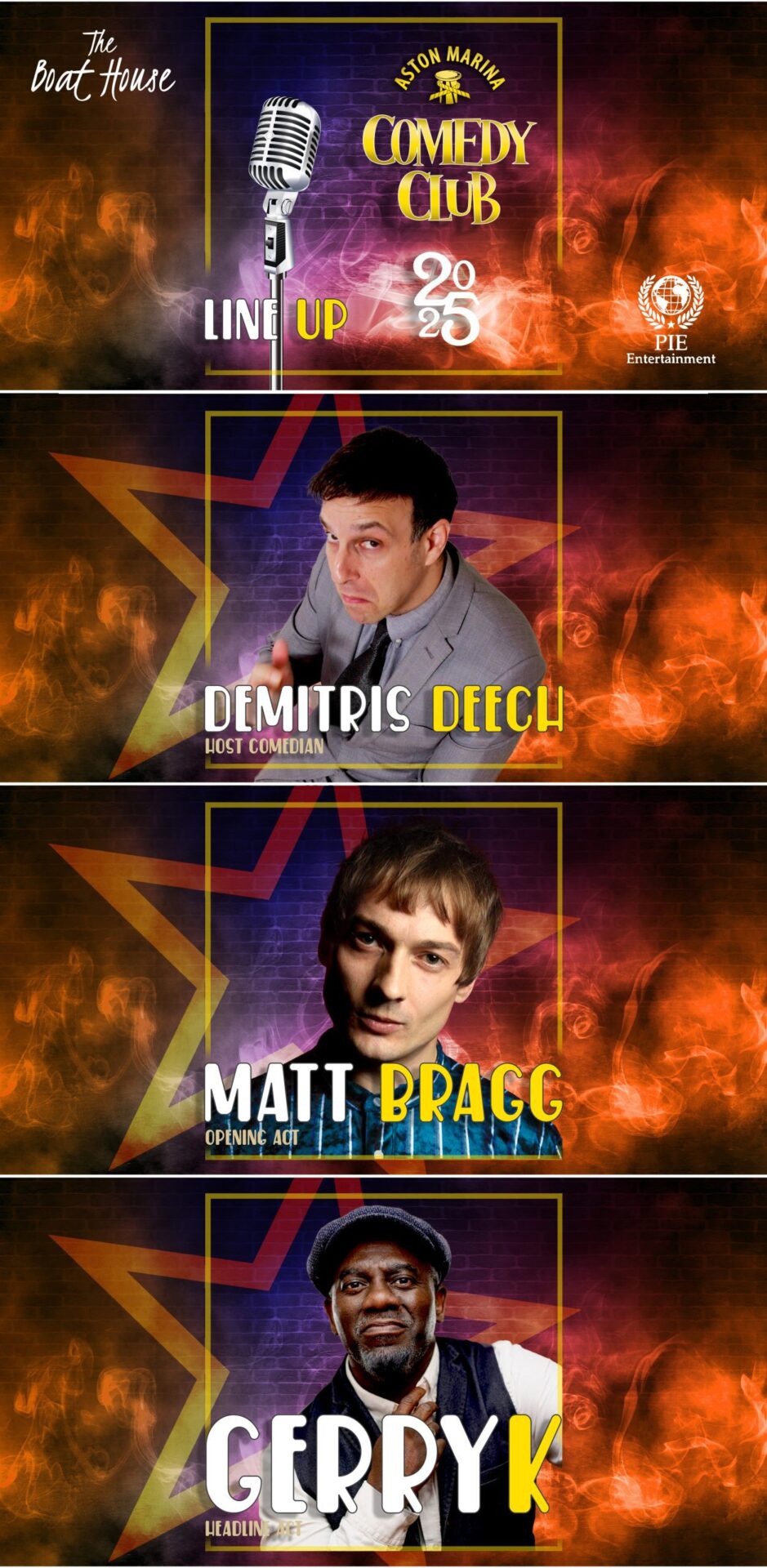 Aston Marina Comedy Night