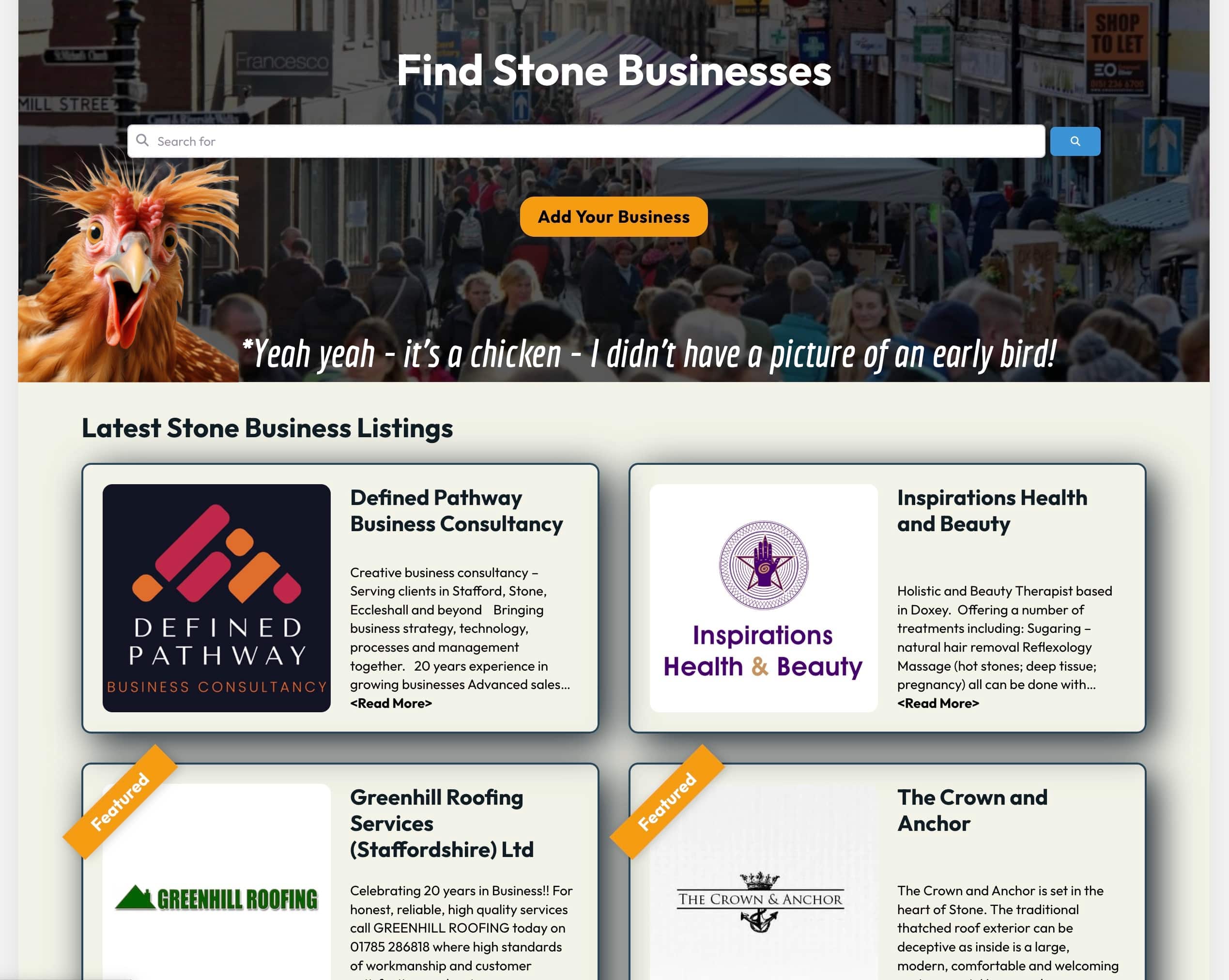 Stone Business Directory - Ending