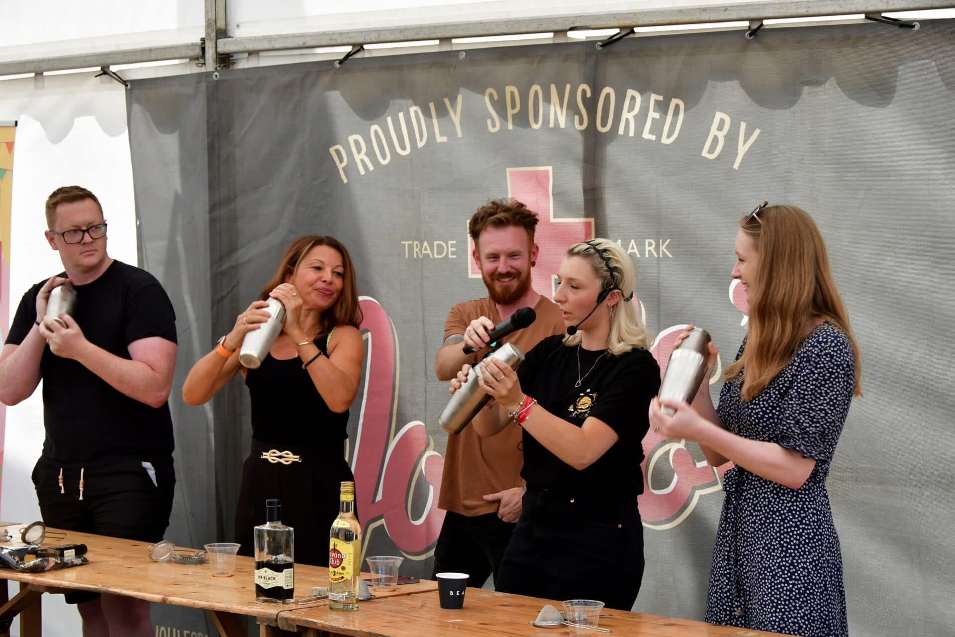 A Nespresso Martini throwdown with BEAR Stone saw audience participation in the Joule's Brewery Talks & Tastings Tent