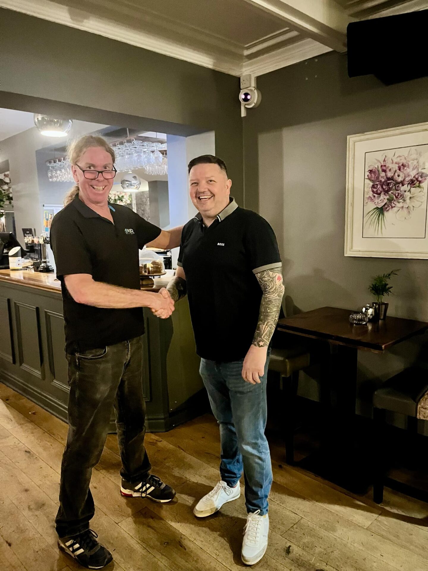 Dave Ball of dB Audio Solutions and Grant Pullen of Granville's