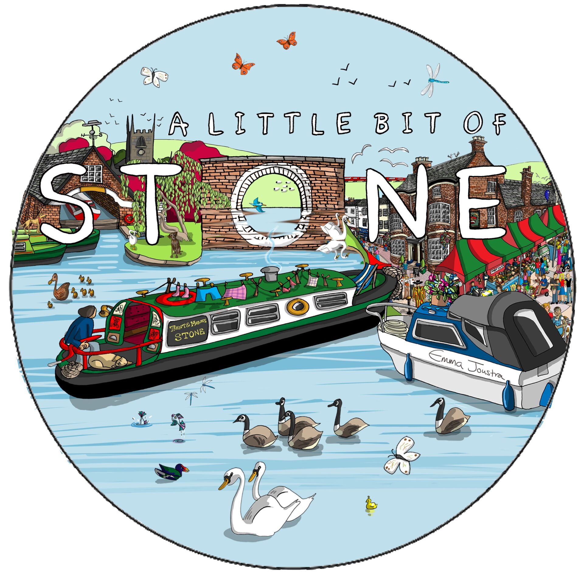 A Little Bit of Stone - Round Logo