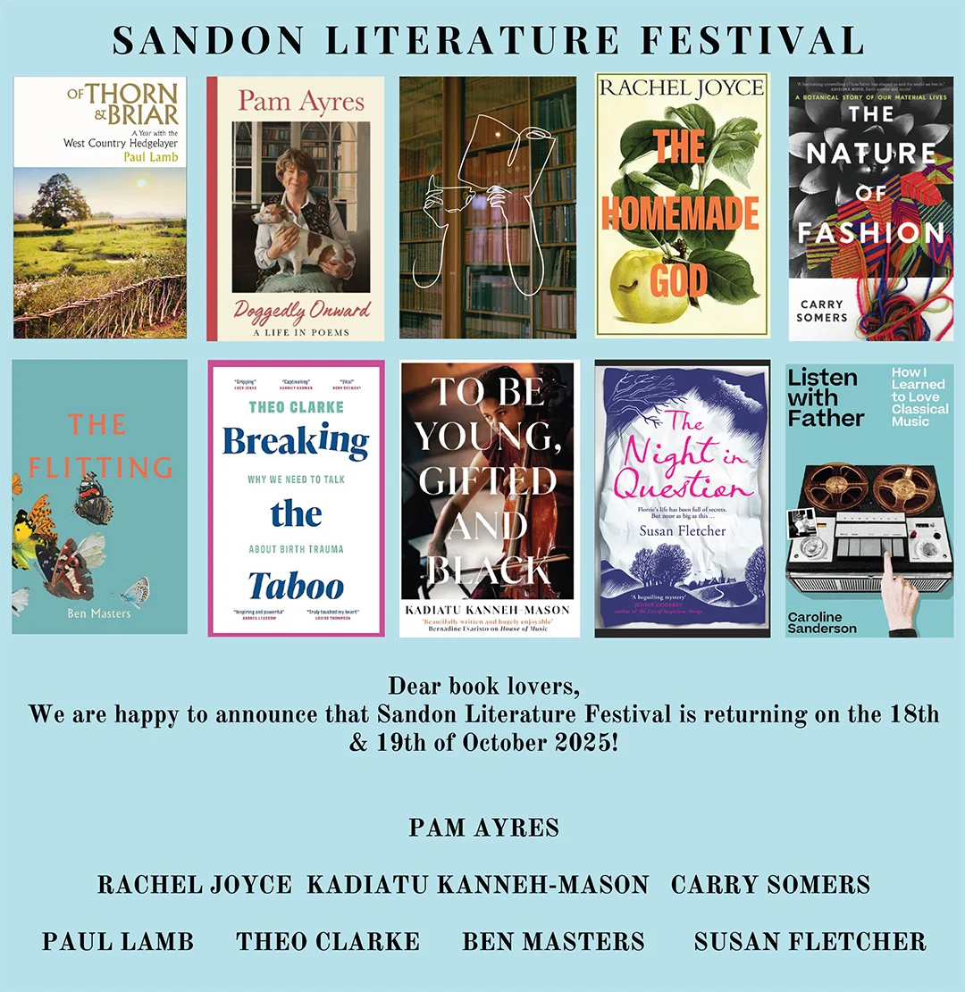 Sandon Literature Festival 2025 Poster