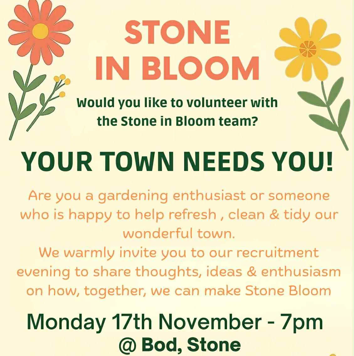 Stone in Bloom Poster
