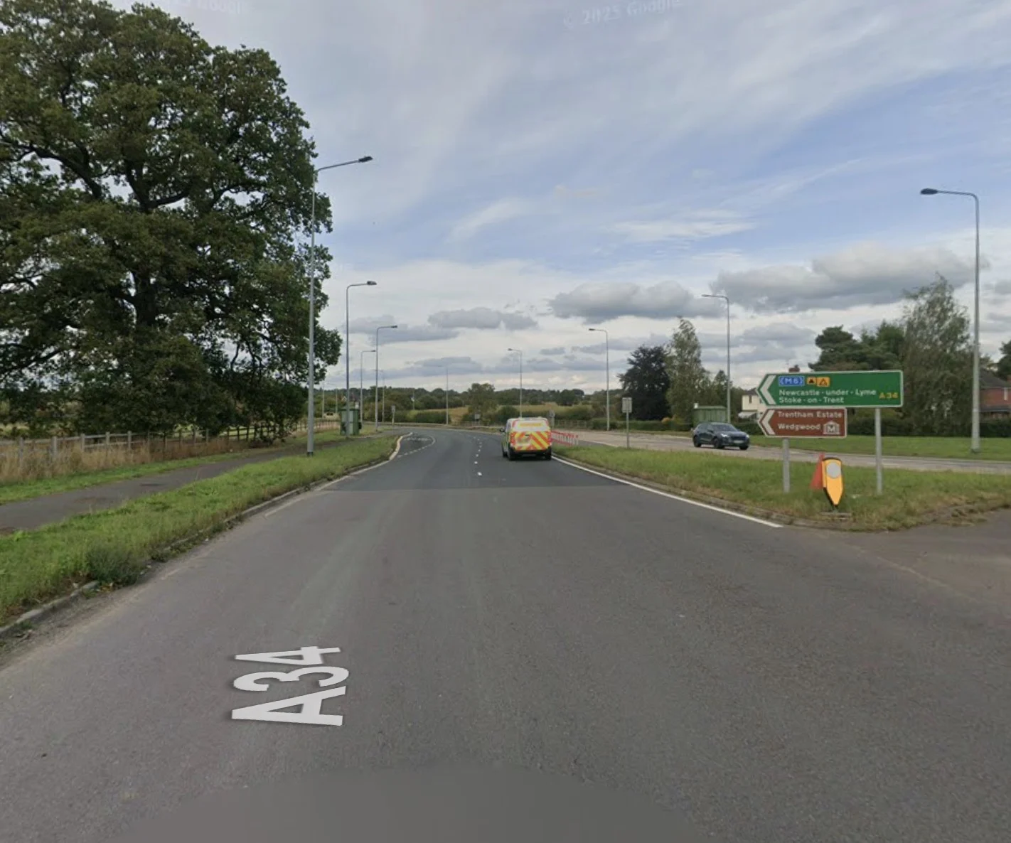 A34 Northbound from Monkey Forest Roundabout