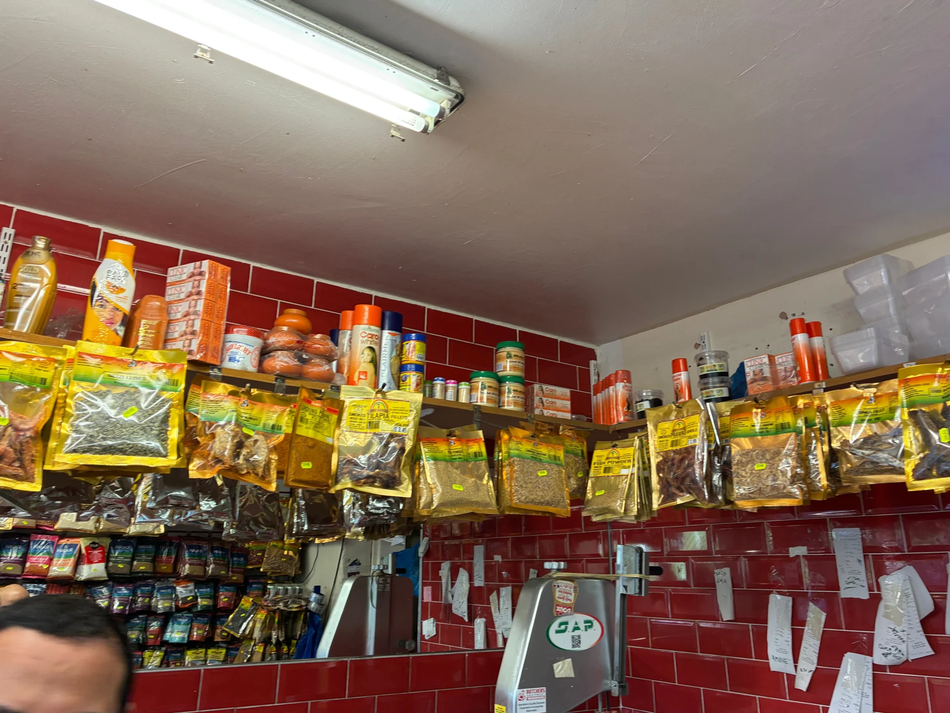 Illegal Skin Lightening products for sale in butchers shop (1)