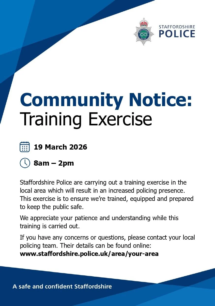 Police Training Exercise Poster