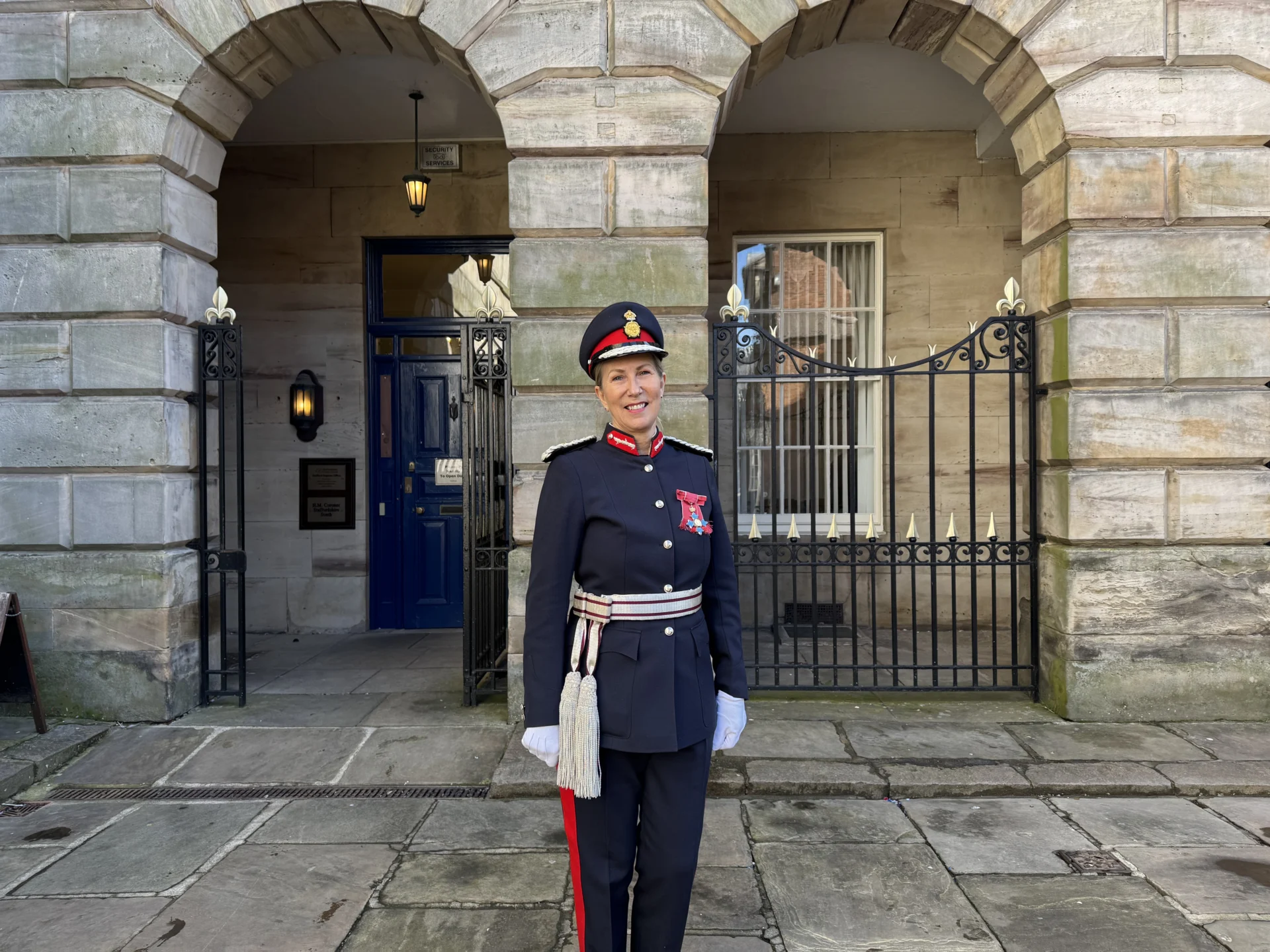 The Lord-Lieutenant of Staffordshire, Professor Elizabeth Barnes CBE