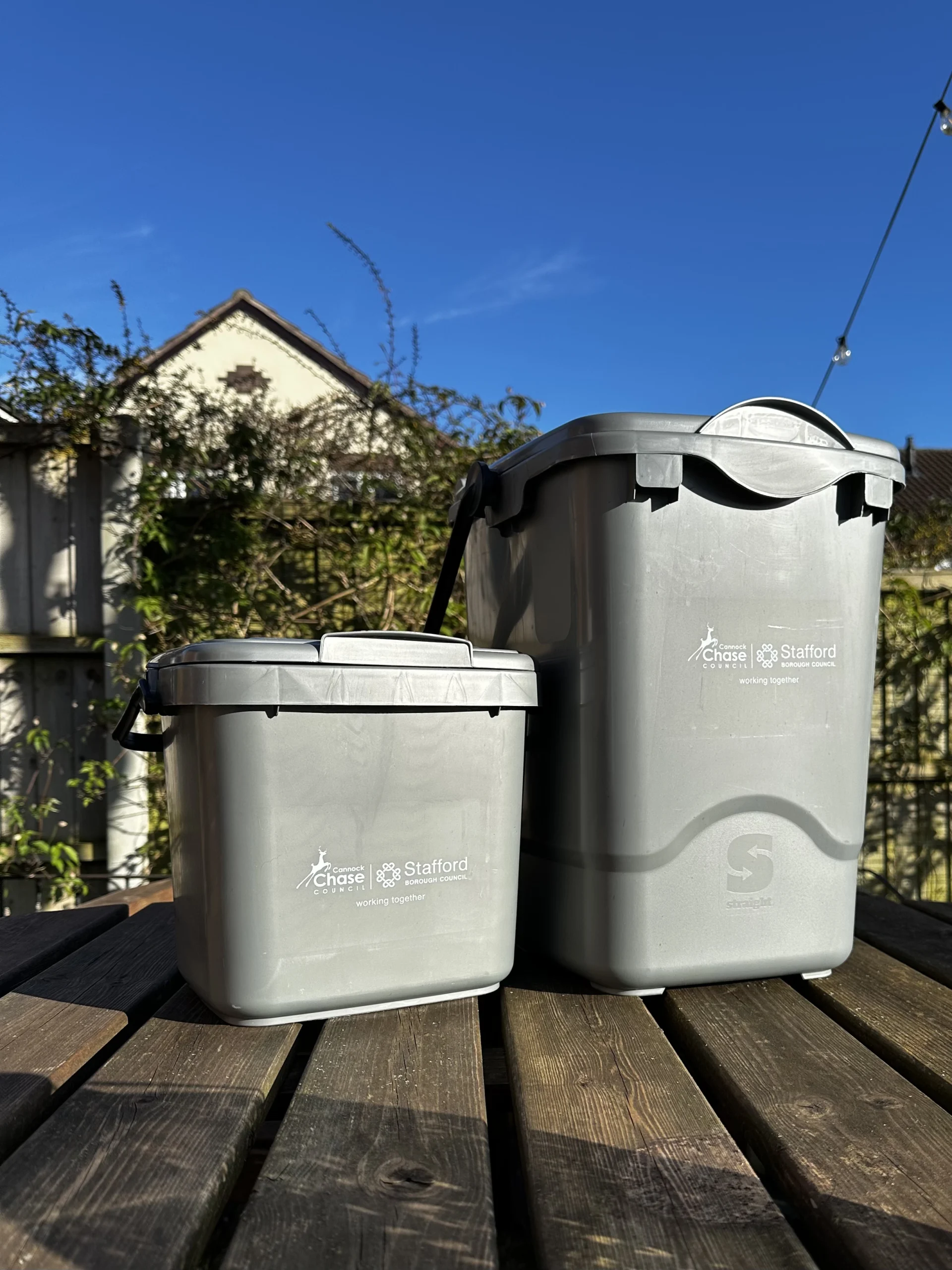 Stone Food Waste Collection Bins