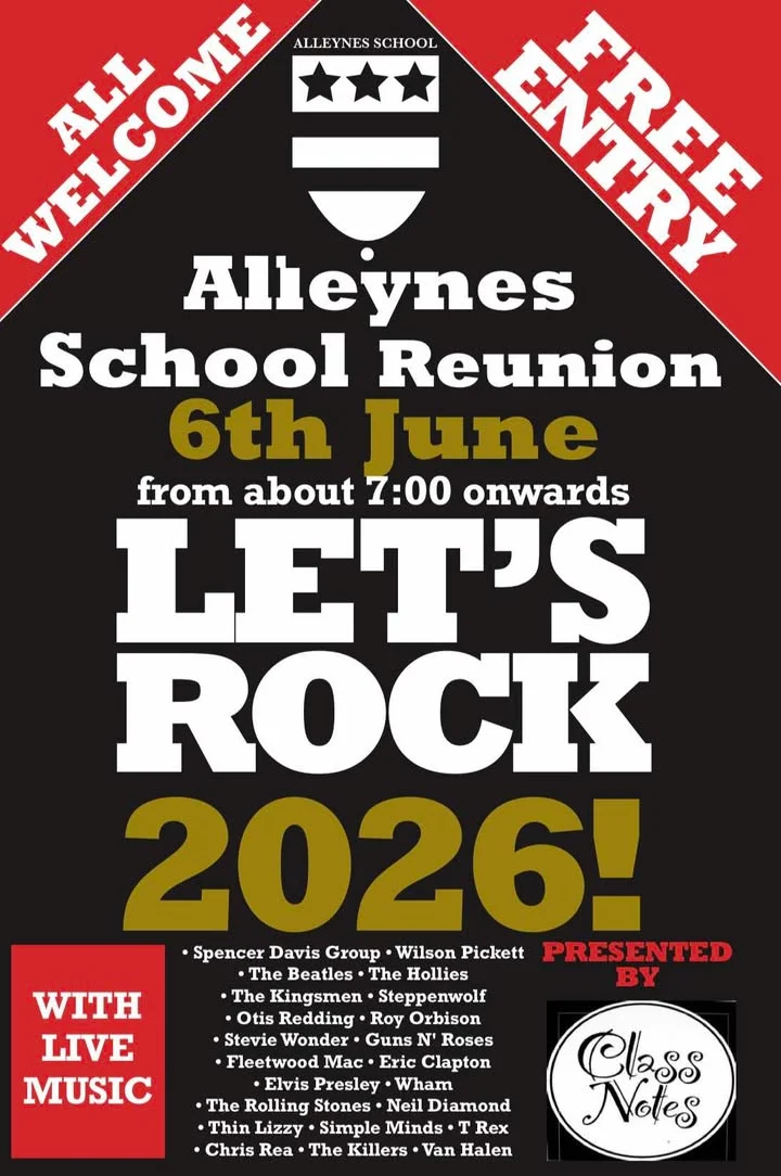 Alleynes School Reunion Poster
