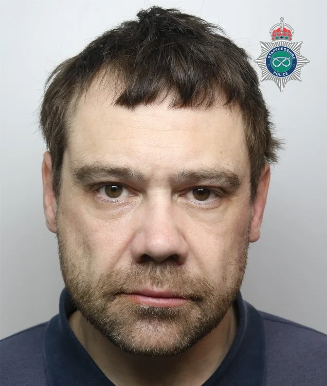Headshot of James Dale, 41, of Blythe Bridge, jailed for assault in Hanley and aggravated burglary on a barge in Stone